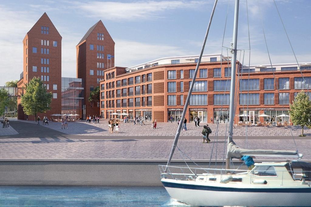 Ansicht vom Wasser aus