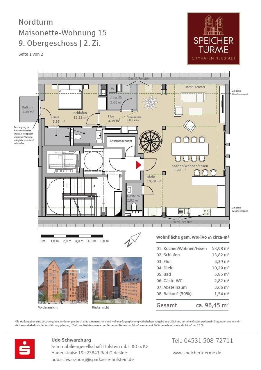 Wohnung 15 Dachgeschoss