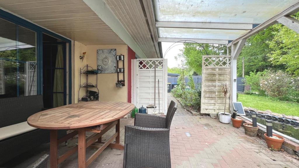 überdachte Terrasse