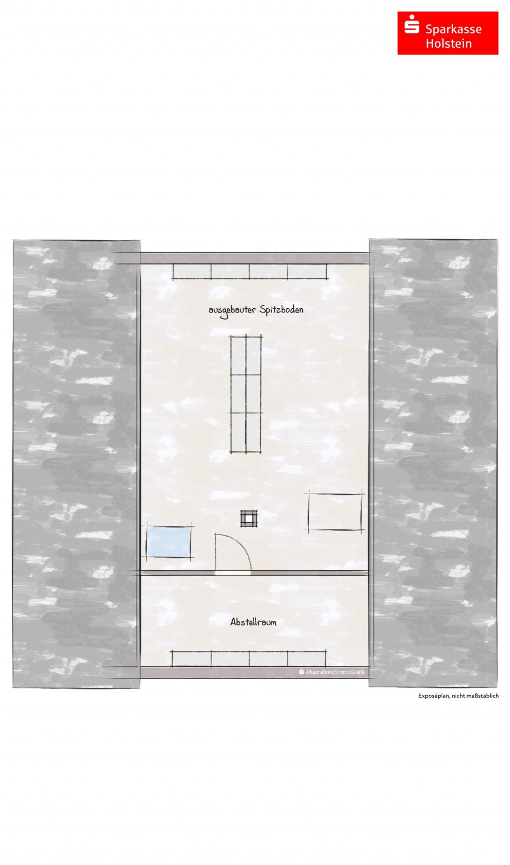 Grundriss Dachboden