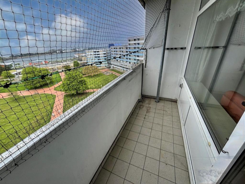 Balkon mit Binnensee/Ostseebli