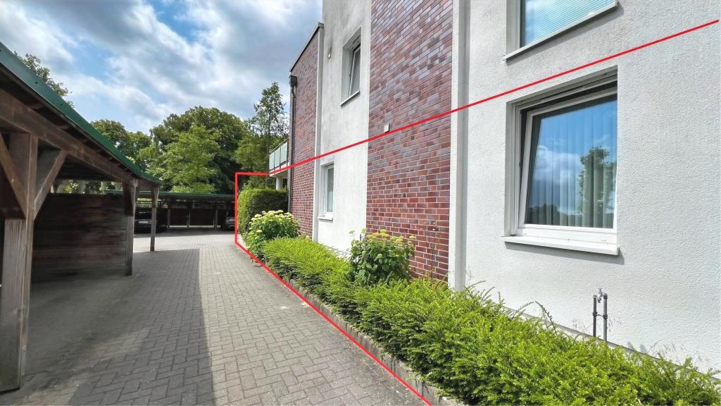 Wohnung mit Gartenanteil