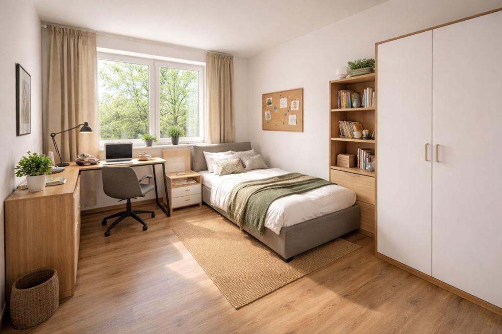 Helles WG-Zimmer in einer 3er-WG / Wohnen am Park - Foto 1