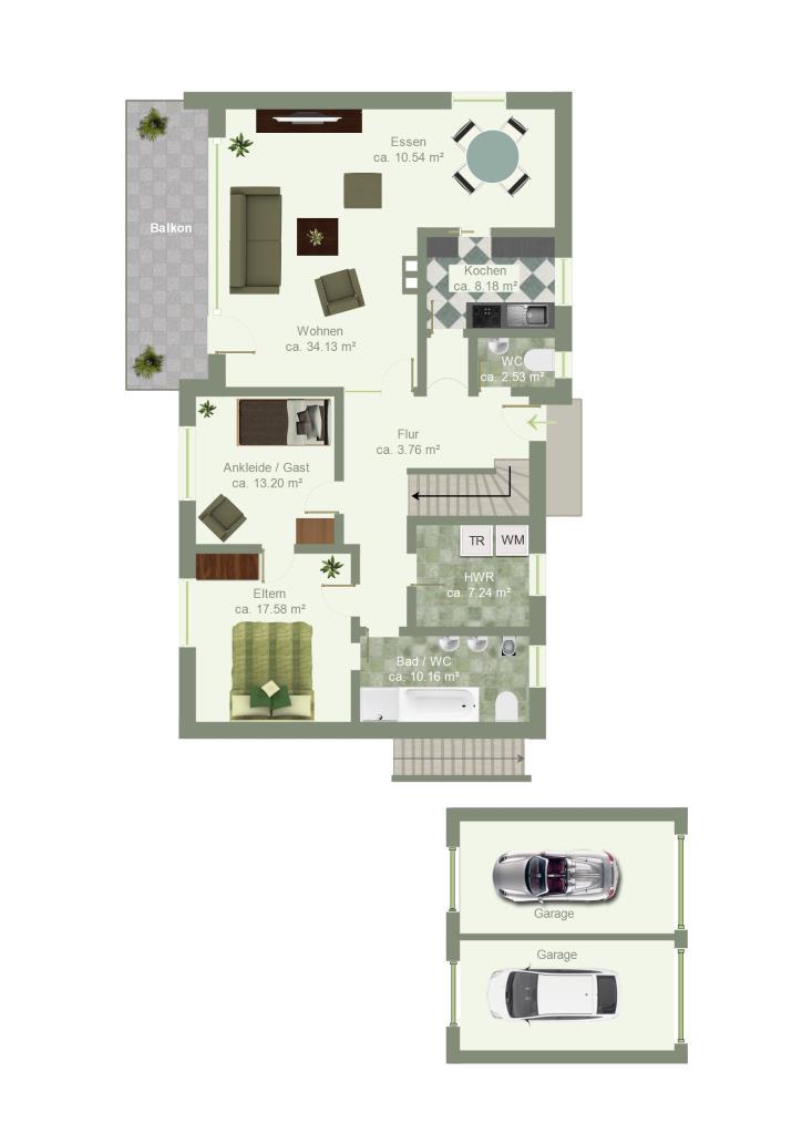 Grundriss Erdgeschoss