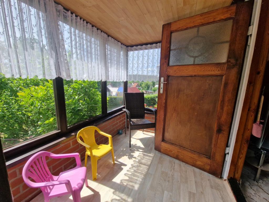 Veranda erster Bungalow