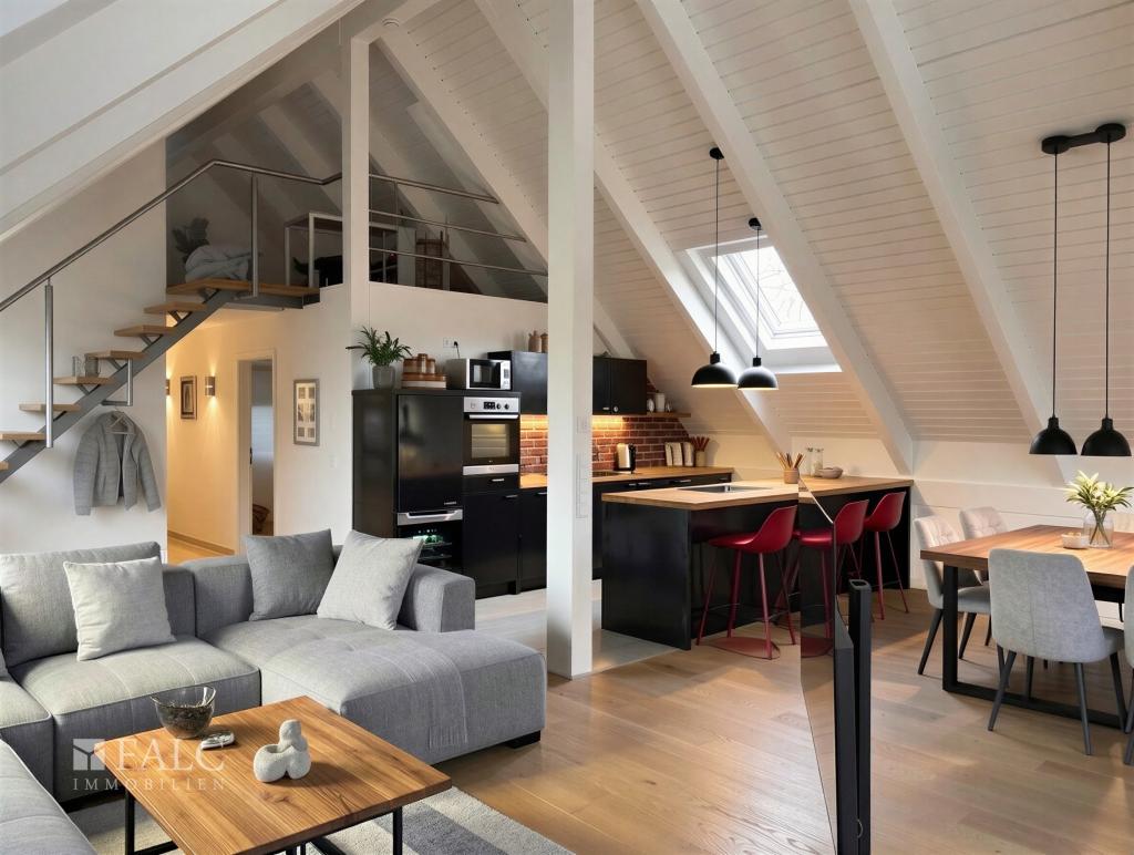 Exklusive Maisonette-Wohnung mit traumhaftem Rheinblick in begehrter Promenadenlage - Photo 2