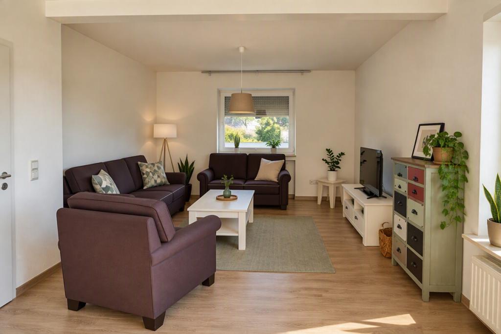 Gemütlich u. ruhig gelegen: 2-Zi-Singlewohnung mit Einbauküche u. Terrasse - Foto 1