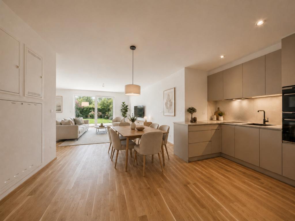 Moderne 3 Zimmer Erdgeschosswohnung mit großem Garten und komplett Barrierefrei! - Foto 3