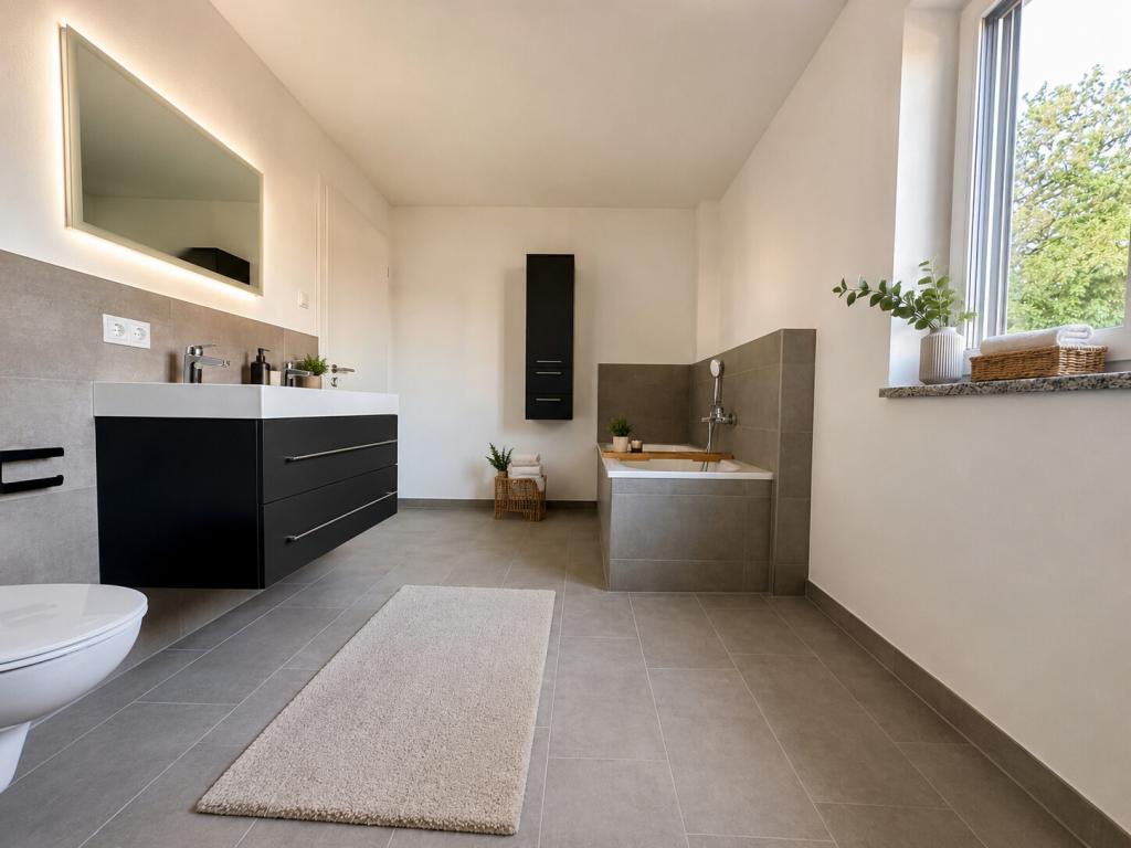 Moderne 3 Zimmer Erdgeschosswohnung mit großem Garten und komplett Barrierefrei! - Foto 5