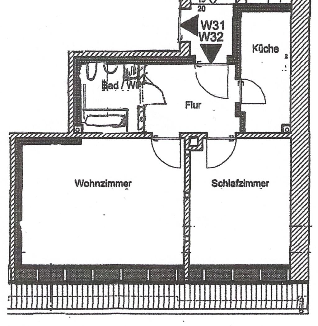 2-Zimmer-Dachgeschoss-Wohnung mit Einbauküche! - Photo 5
