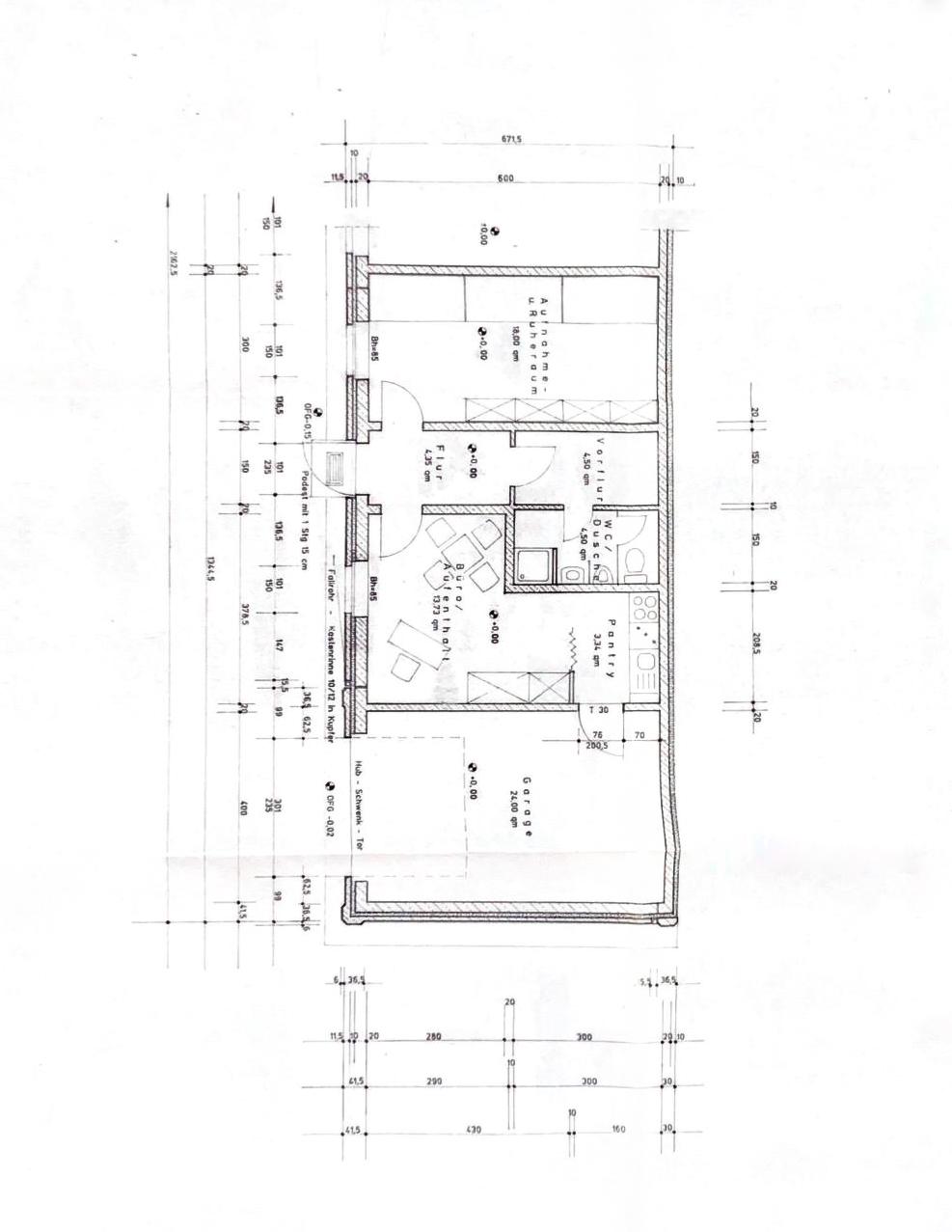 Grundrisse EG Flachbau/Wohnung