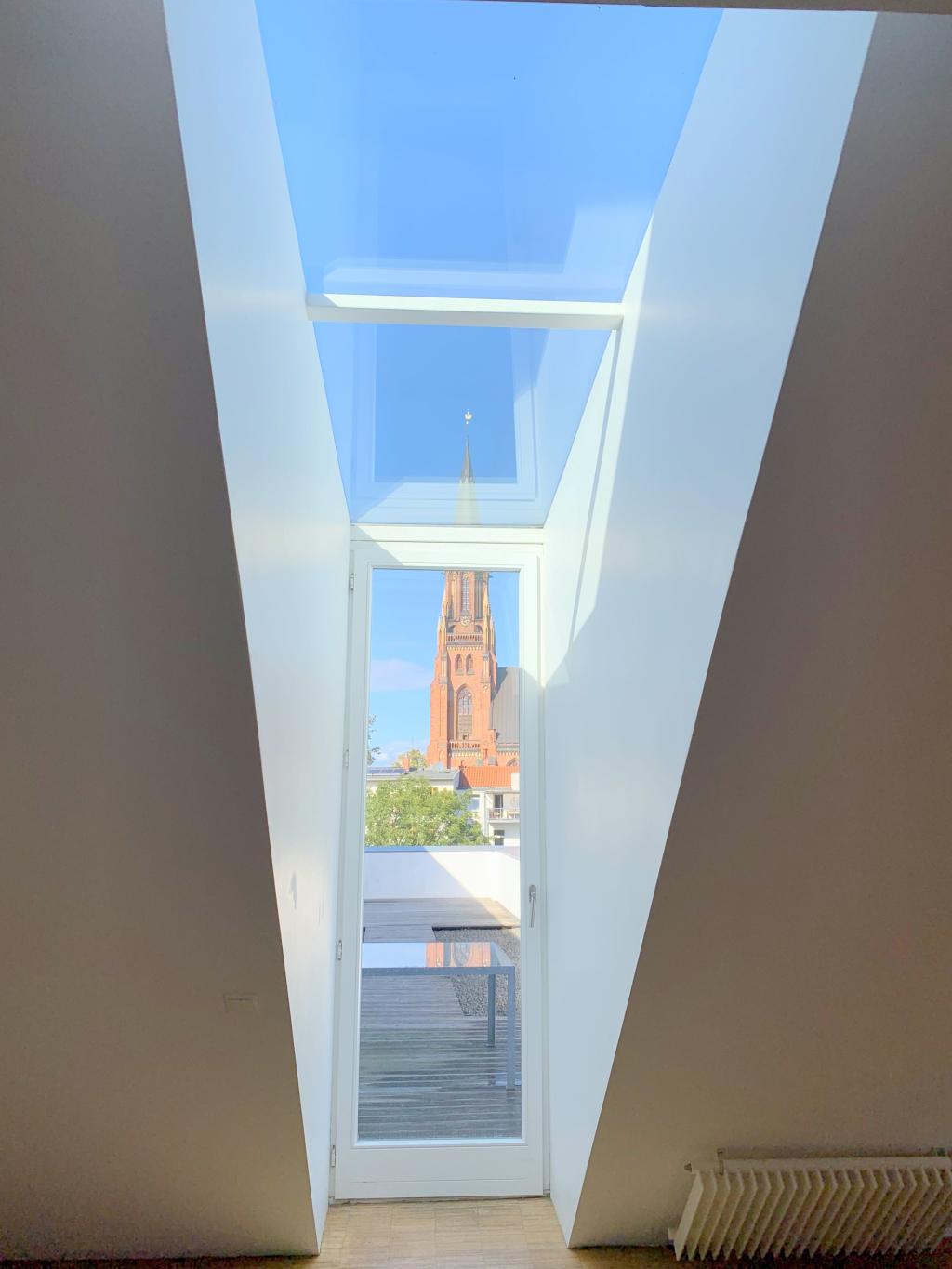 Zugang zur Dachterrasse