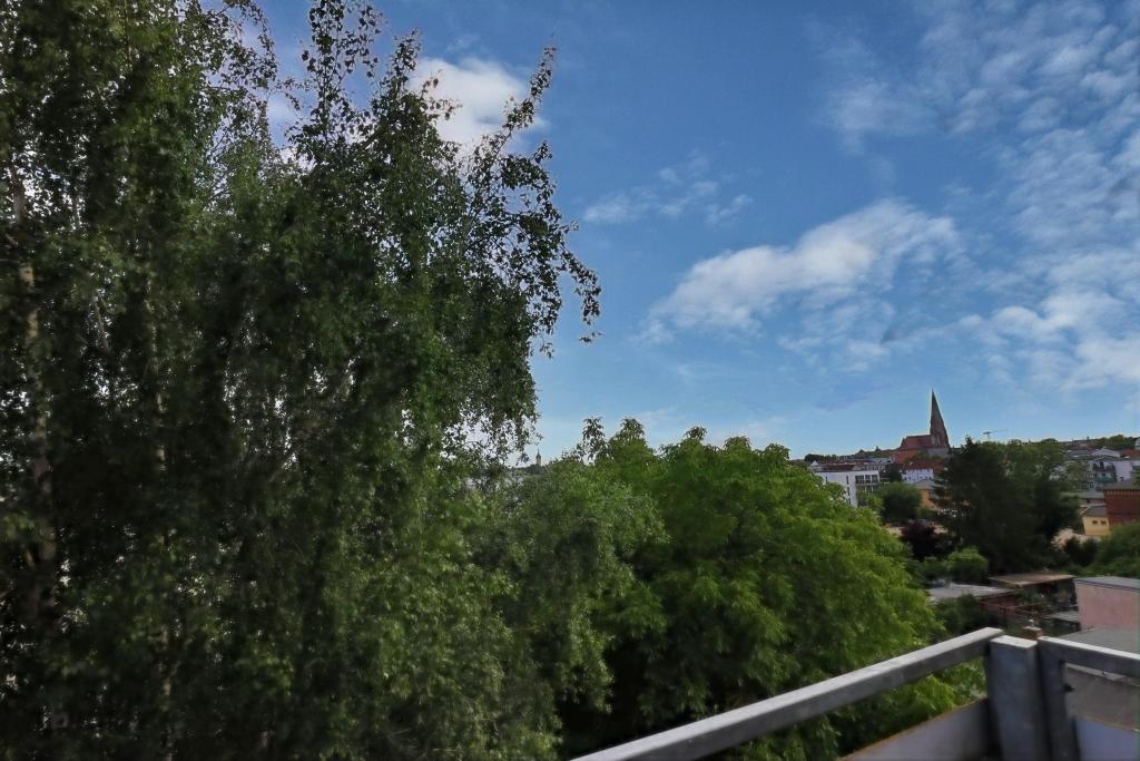 Blick vom Balkon