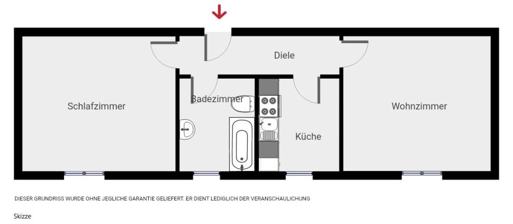 Grundrissskizze
