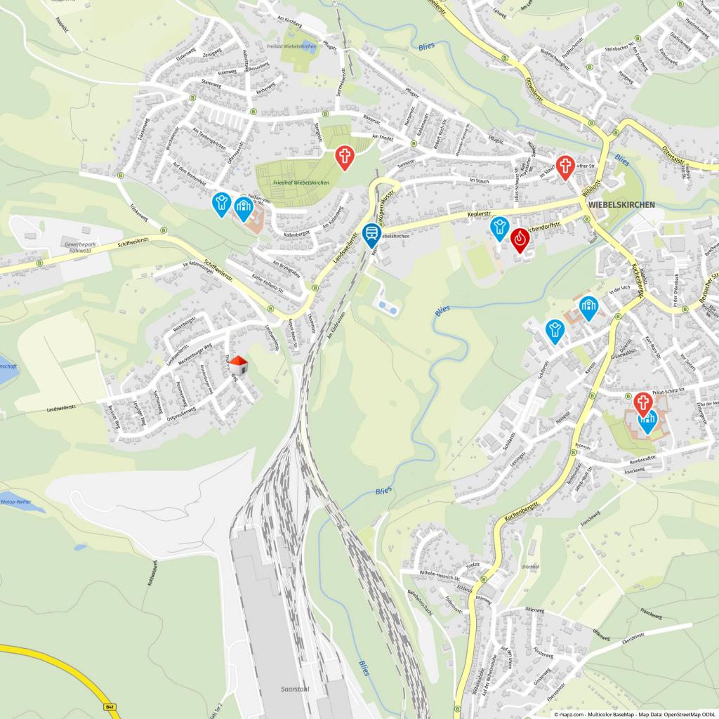 Geolyzer Kartenausschnitt
