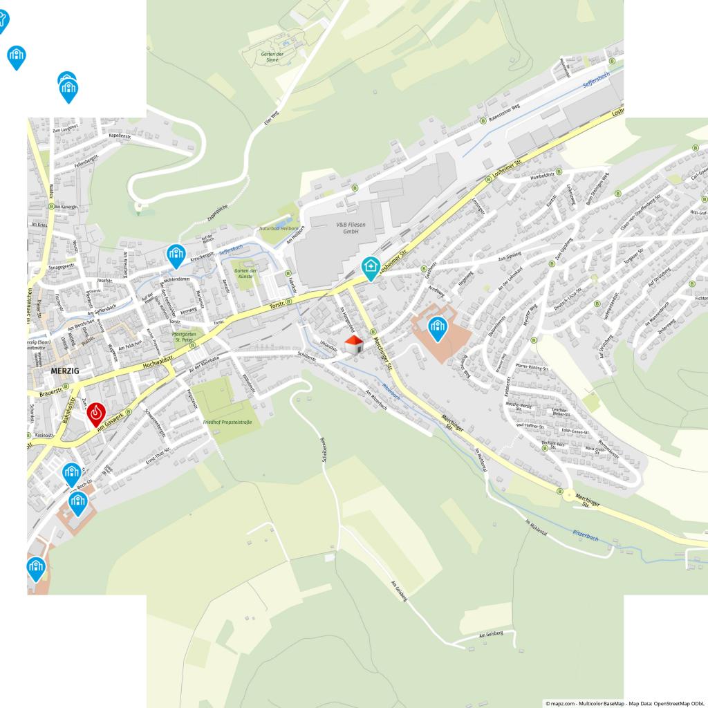 Geolyzer Kartenausschnitt