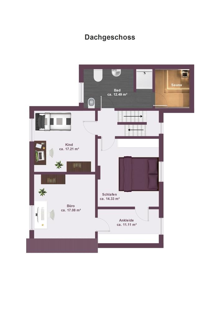 Grundriss Dachgeschoss