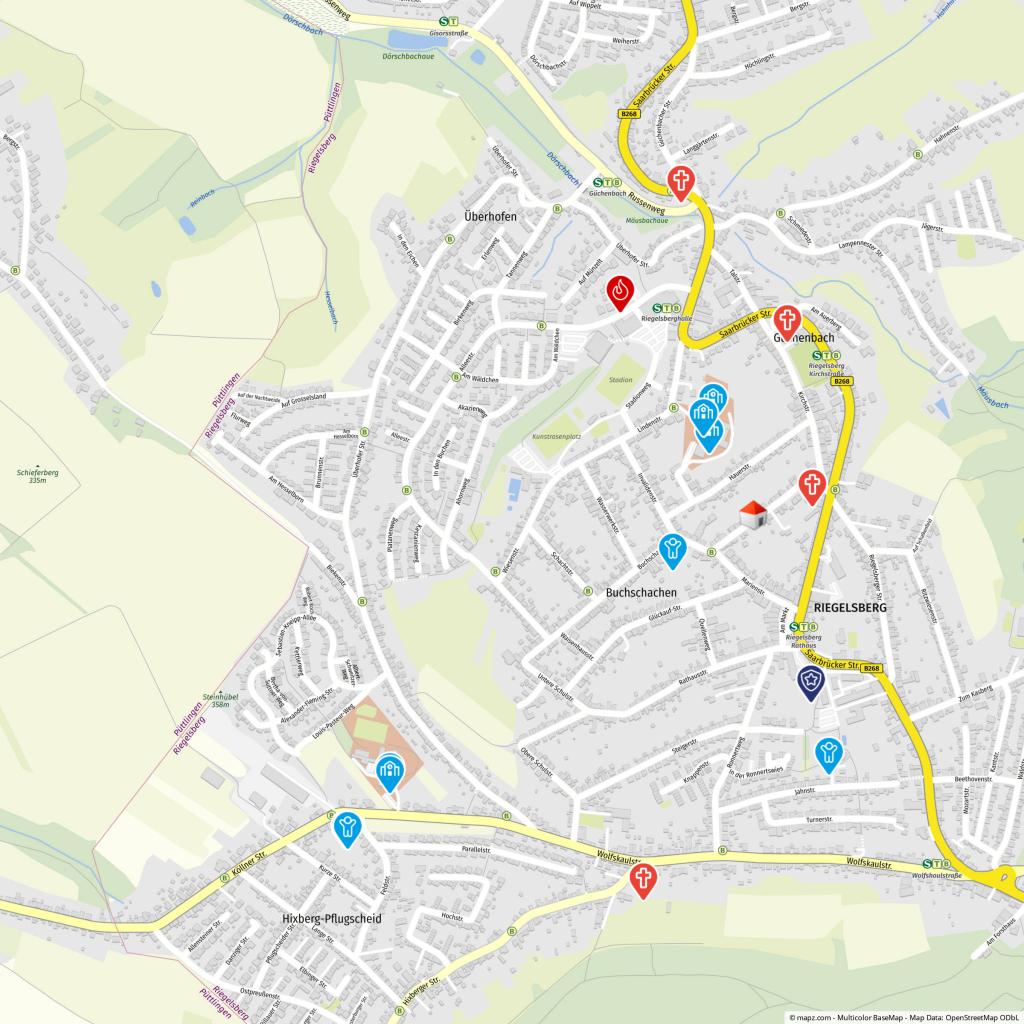 Geolyzer Kartenausschnitt