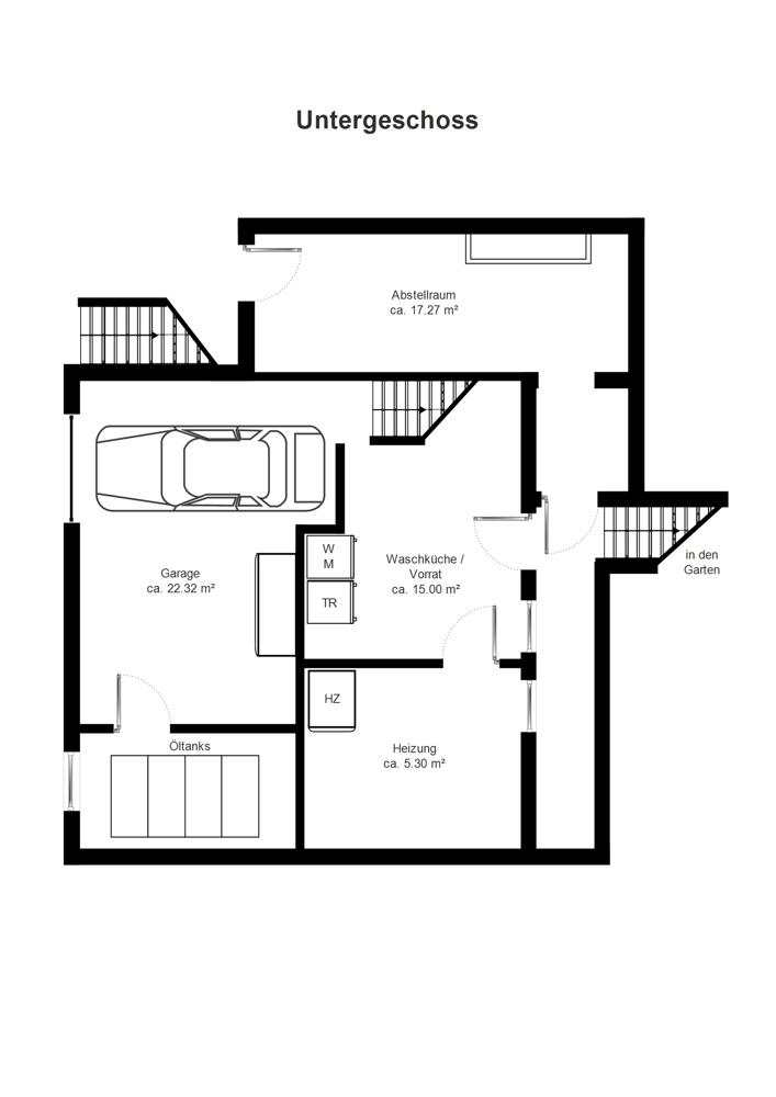 Grundriss Untergeschoss 