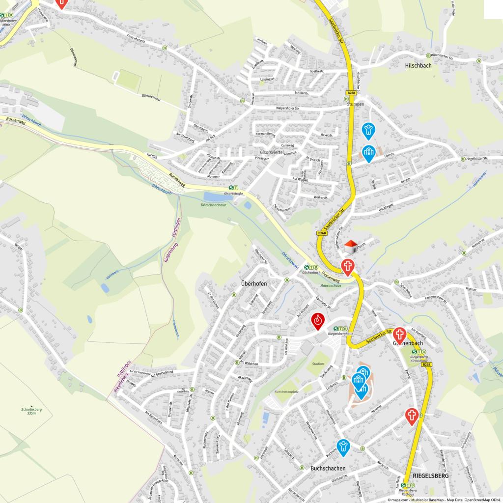 Geolyzer Kartenausschnitt