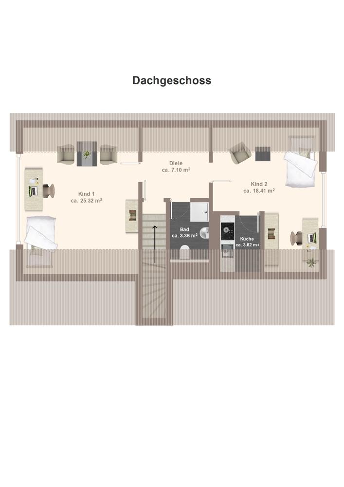 Grundriss Dachgeschoss 