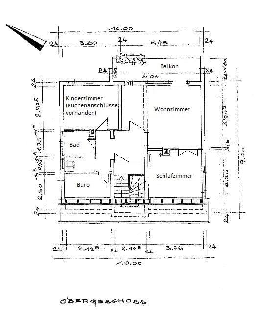 Grundriss Obergeschoss