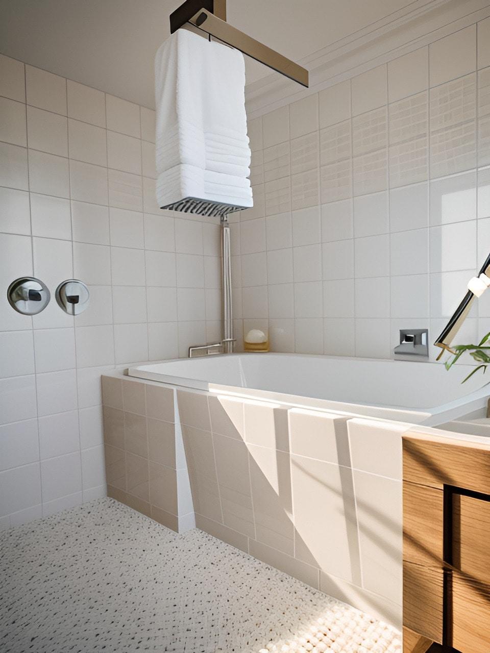 Badezimmer EG Ansicht 1 - Homestaging