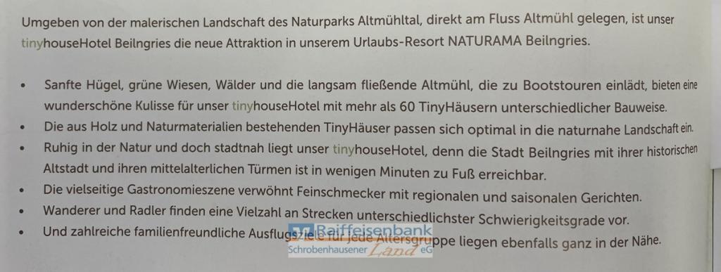 Naturama-Prospekt
