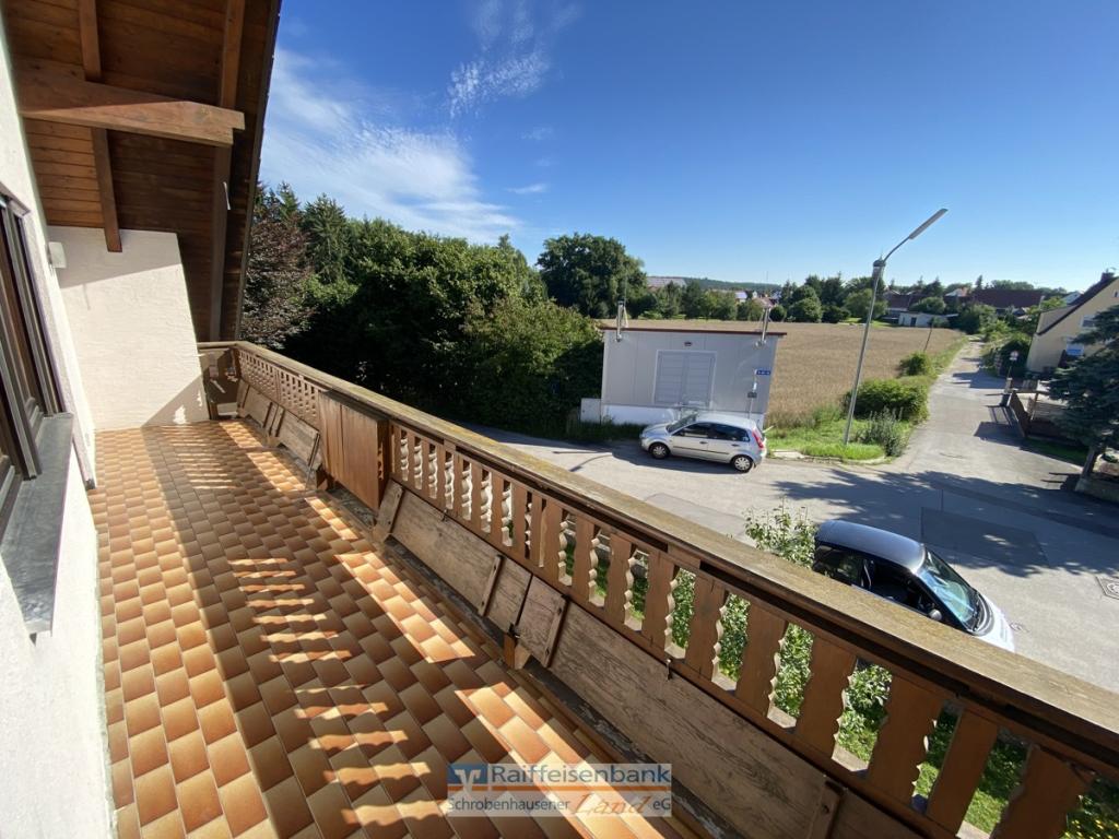 überdachter Balkon