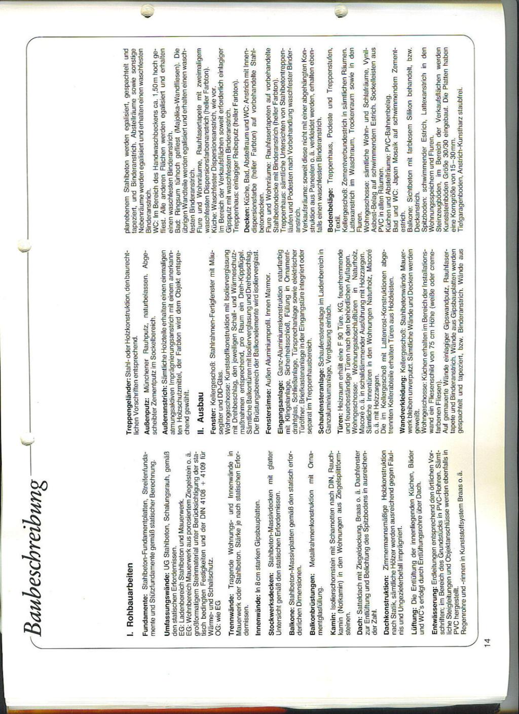 Baubeschreibung Res. Bav.