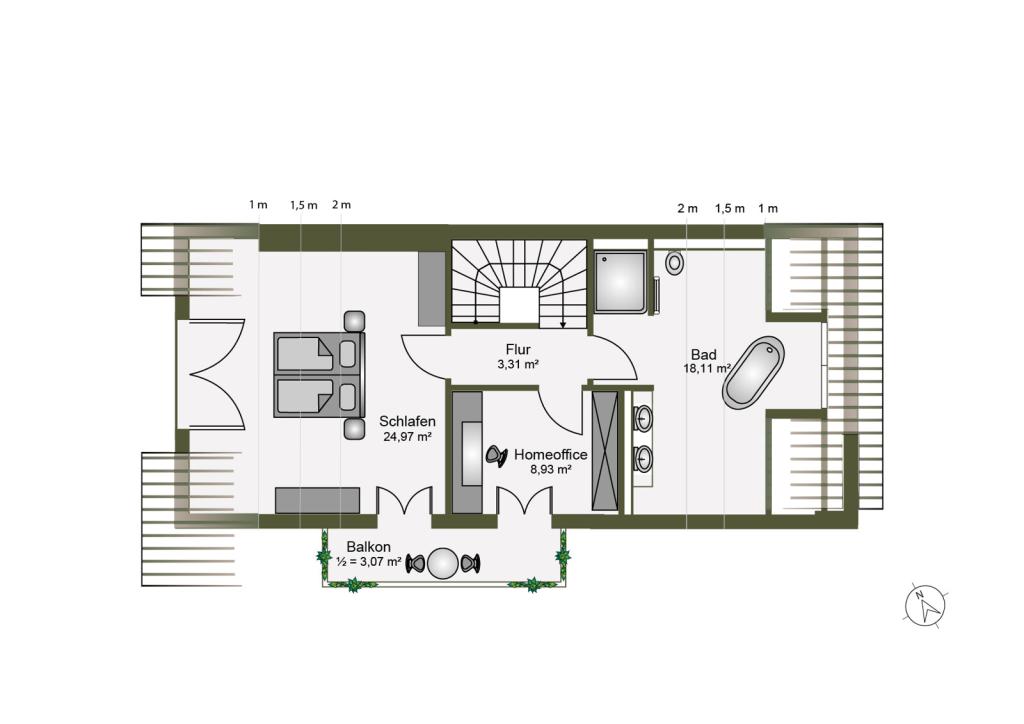 Einmaliges Wohngefühl – Sanierte 3,5-Zi.-Maisonette im Herzen der Altstadt - Foto 5