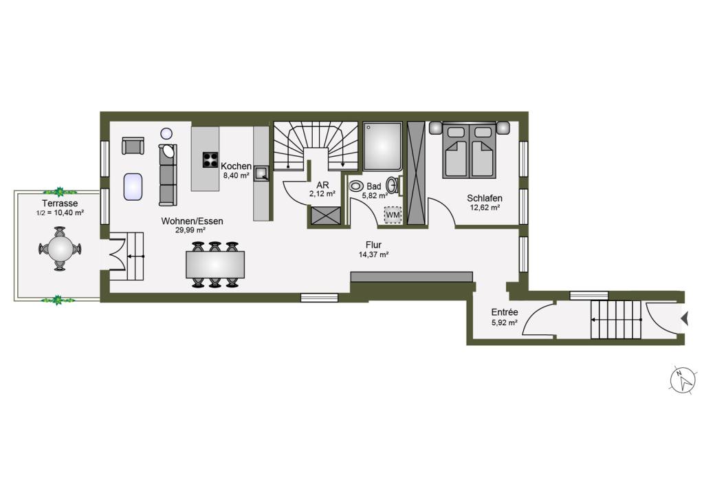 Einmaliges Wohngefühl – Sanierte 3,5-Zi.-Maisonette im Herzen der Altstadt - Foto 4