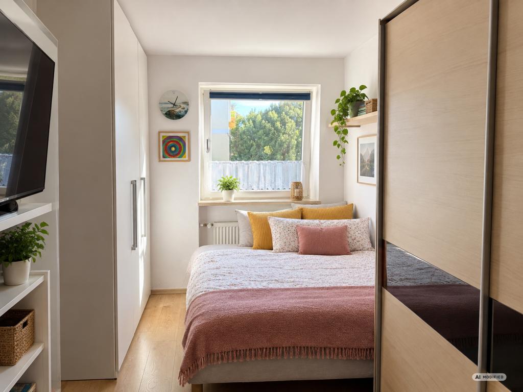 Helle 3-Zimmer-Wohnung im 1.OG mit Westbalkon - Foto 3