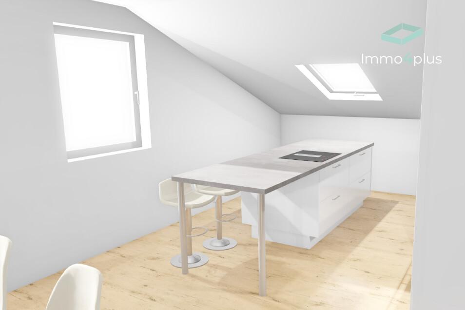 Erstbezug | Charmante 4-Zi.-DG-Wohnung mit Loggia, Einbauküche & KfW 40 QNG - Photo 3