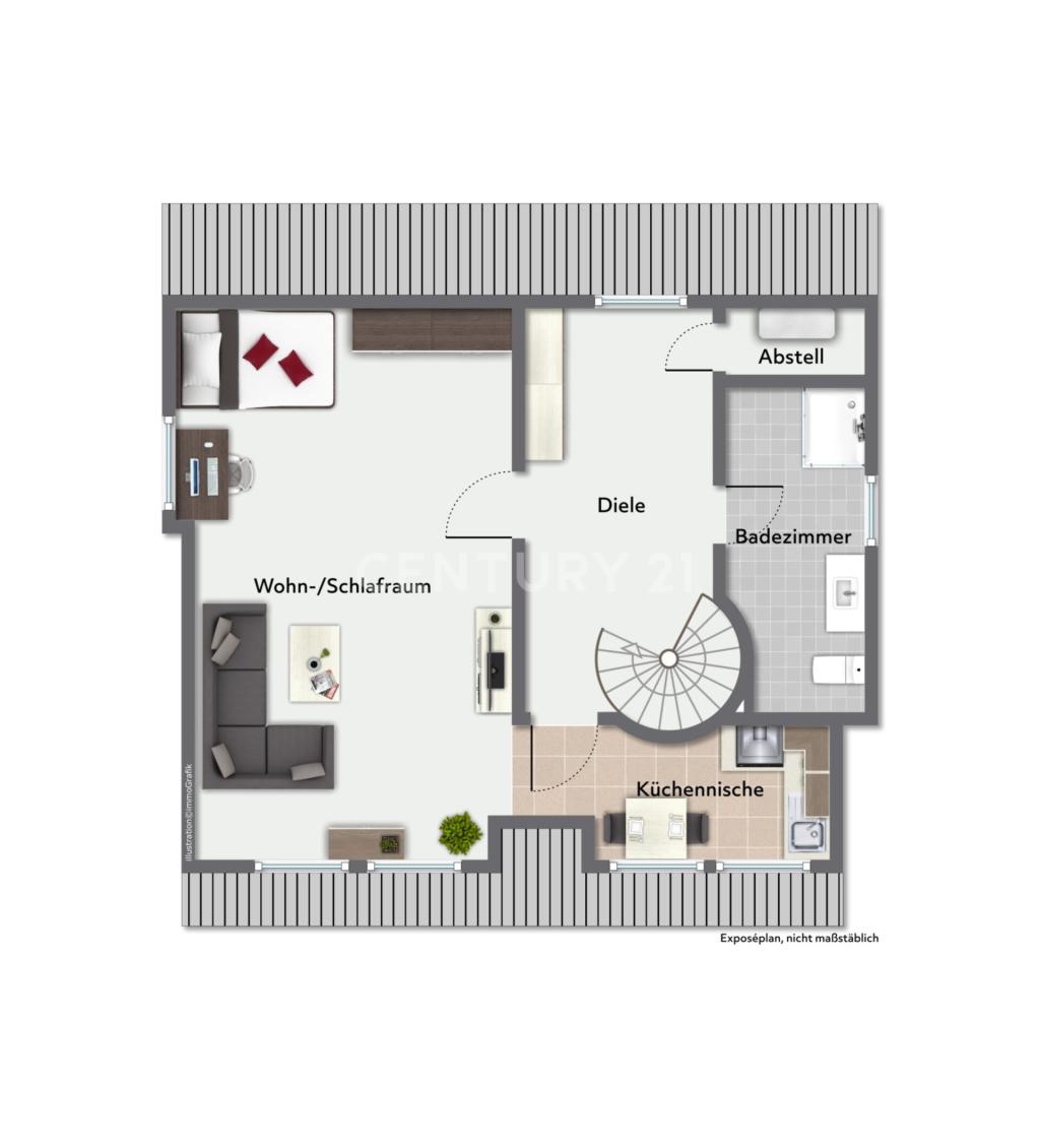 Grundriss Dachgeschoss