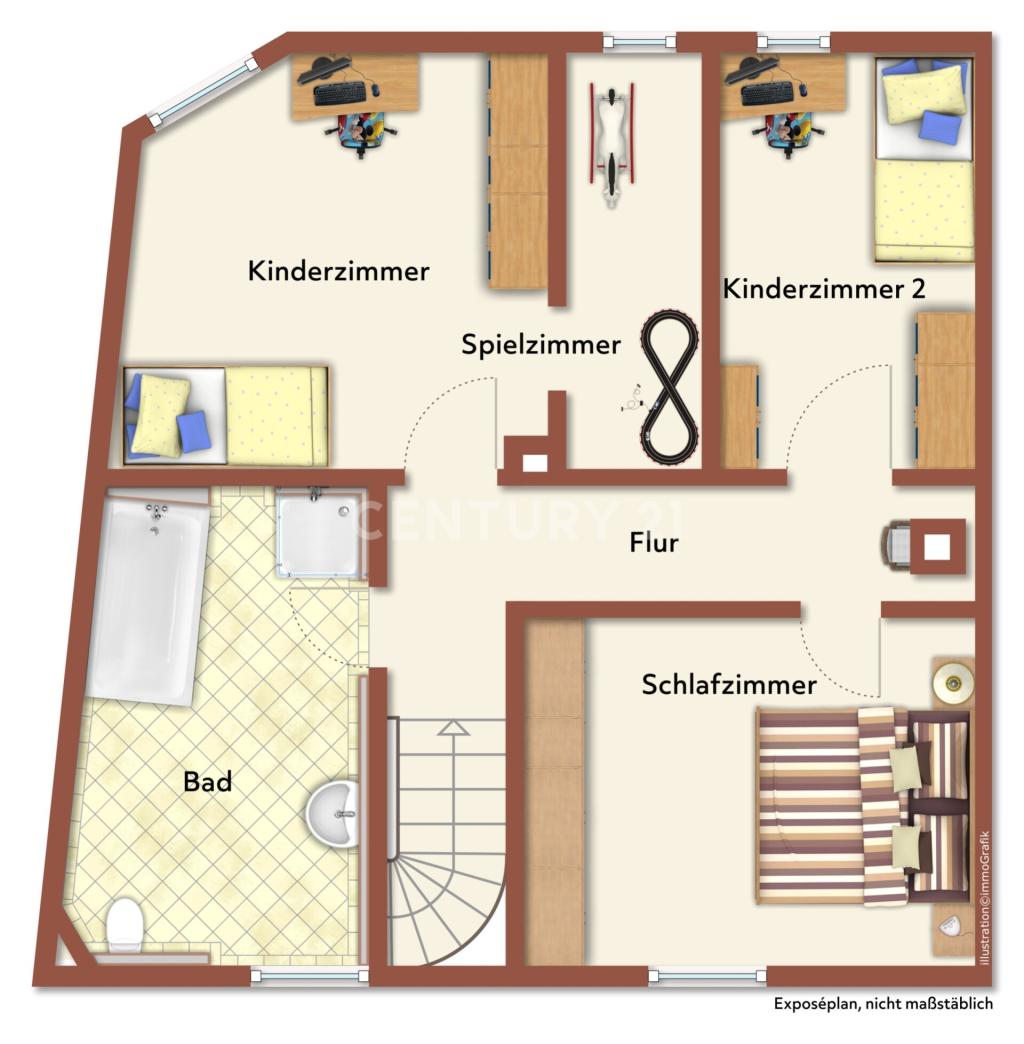 Grundriss Obergeschoss