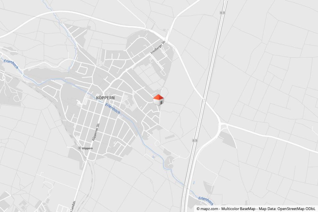 Geolyzer Kartenausschnitt