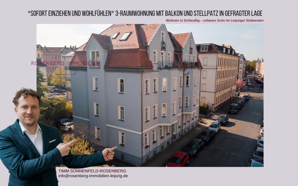 Renovierte 3-Raumwohnung mit Balkon und Stellplatz in Leipzig / Schleußig - sofort verfügbar! - Photo 3