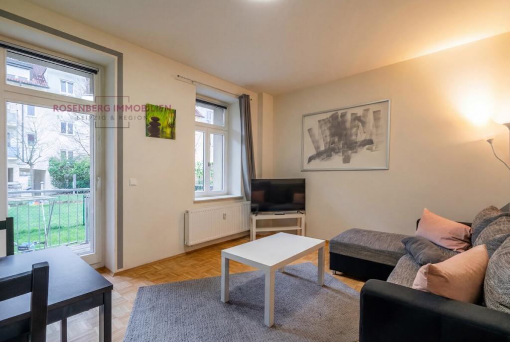 Möblierte 2-Raumwohnung mit Balkon und eigenem Garten in Leipzig-Mockau-Süd - Photo 1