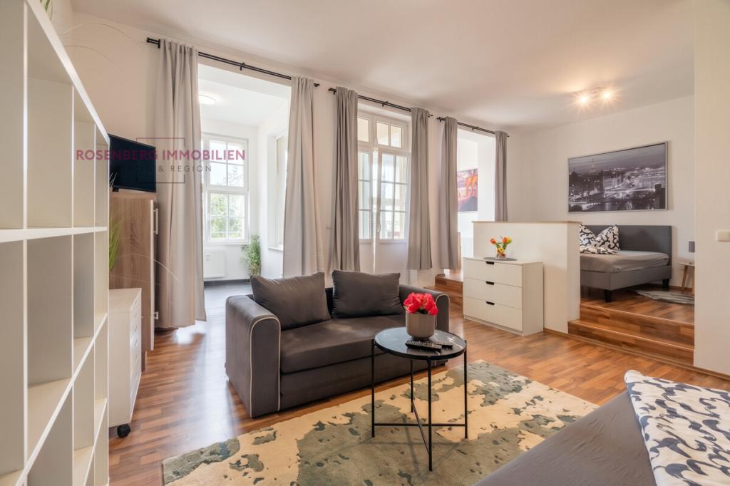 Möblierte 1,5-Raum-Wohnung mit Loggia und Stellplatz in Leipzig-Südvorstadt - Foto 1