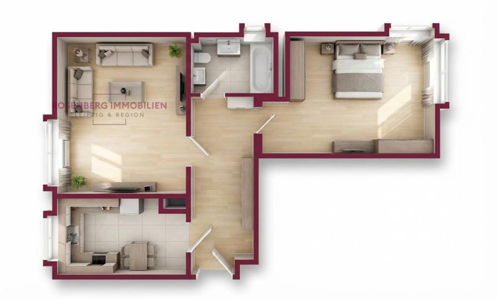 Moderne 2-Zimmer-Wohnung mit Keller zur Vermietung in Leipzig-Nordost - Photo 5