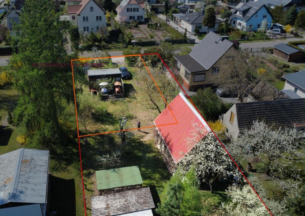 Luftbild mit Eingrenzung