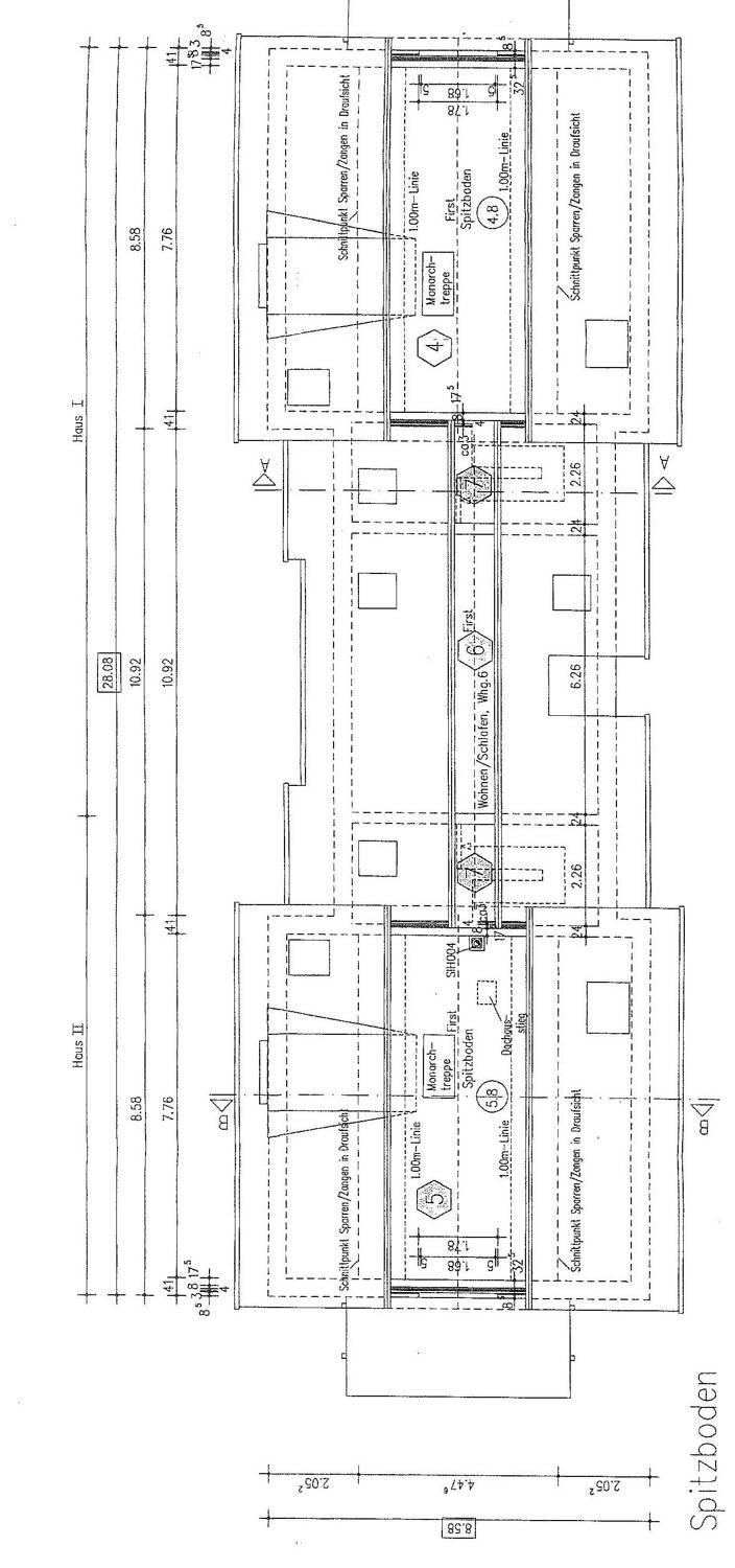 Grundriss Spitzboden