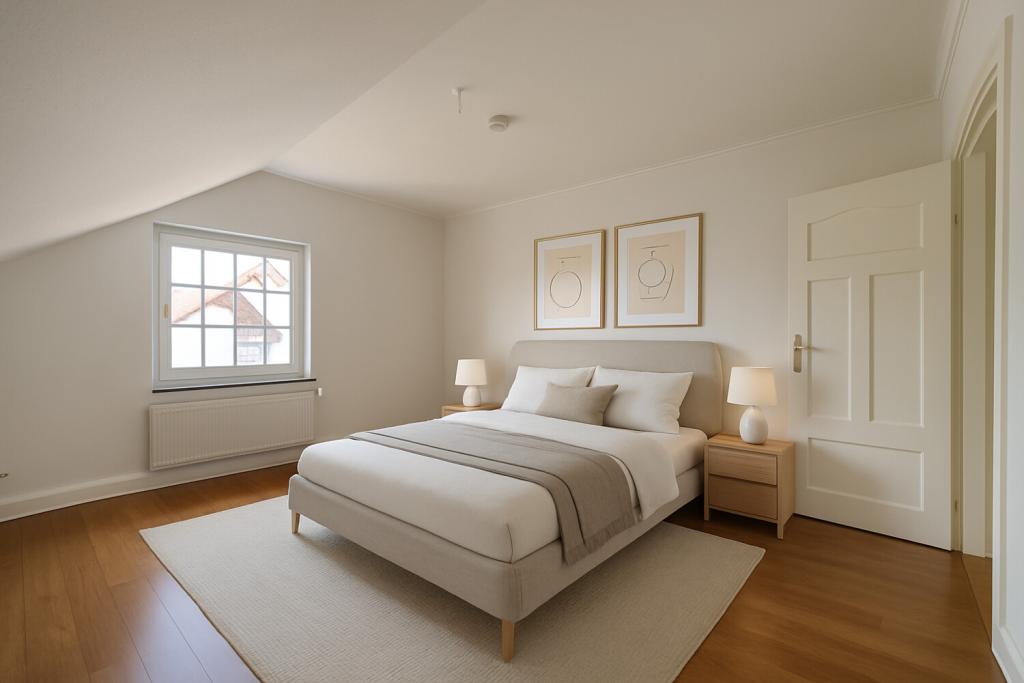 1. Zimmer Obergeschoss - virtuell möbliert