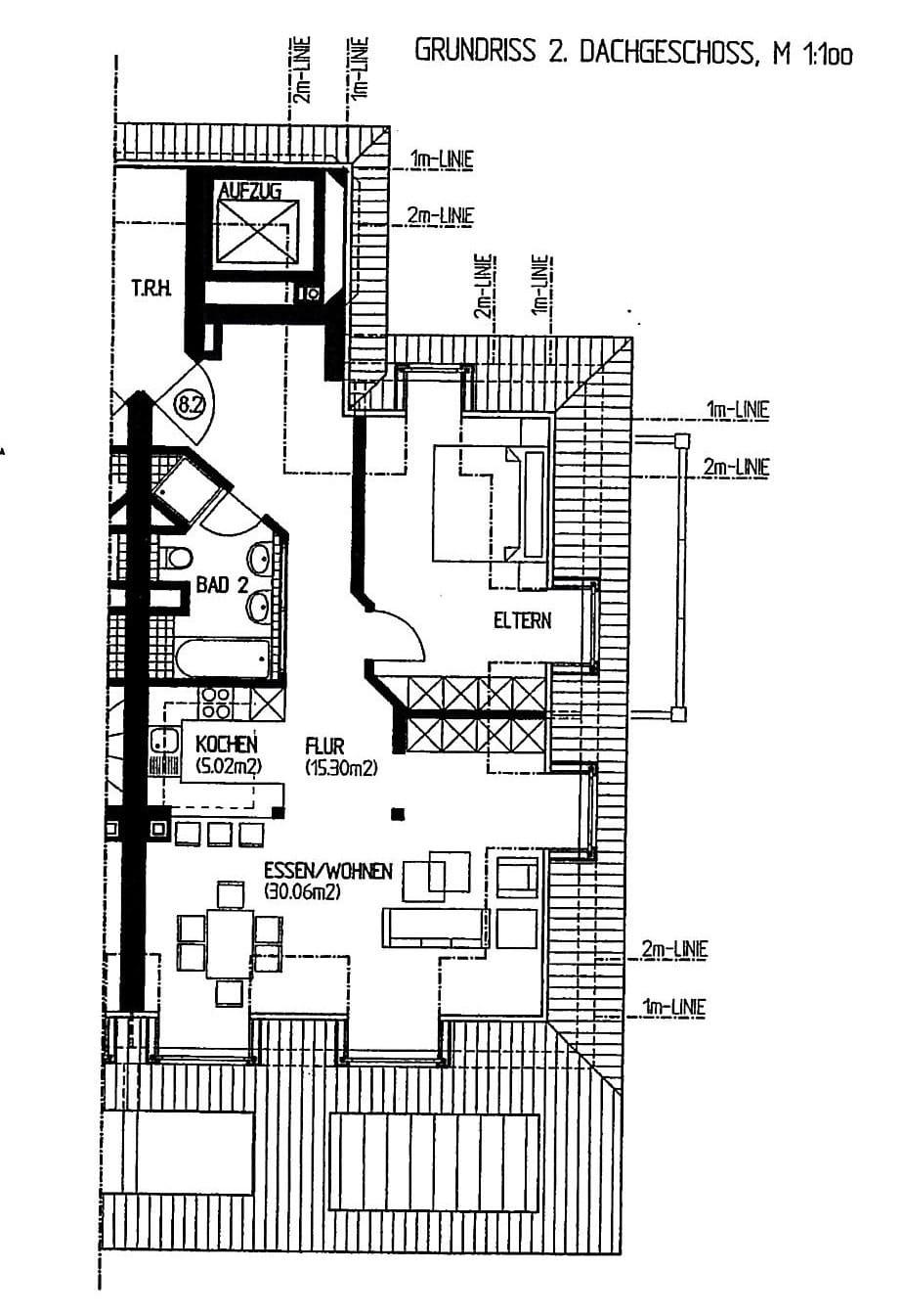 Grundriss 2. Dachgeschoss