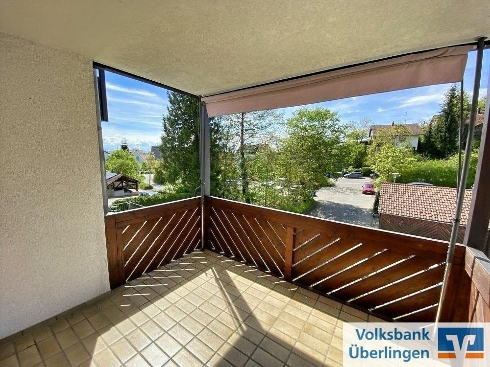 überdachter Südwestbalkon