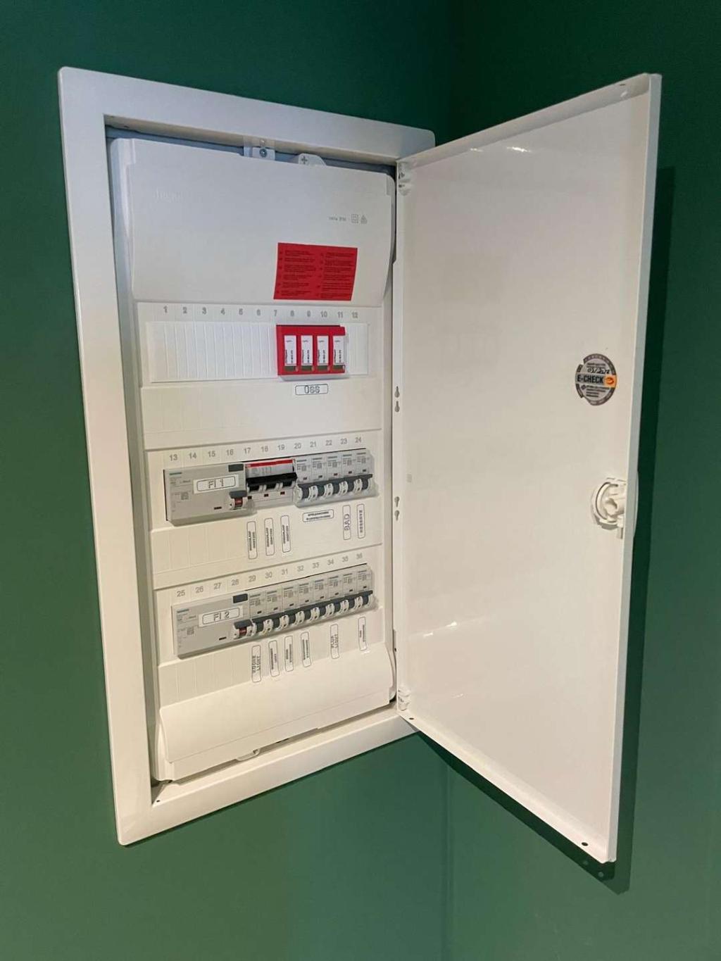 Neue Elektrik-Unterverteilung