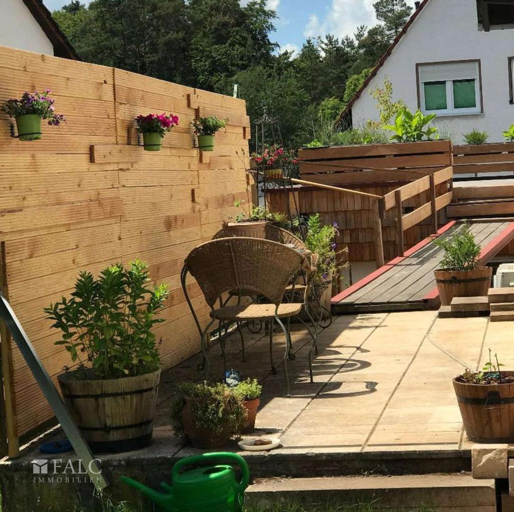 Terrasse seitlich
