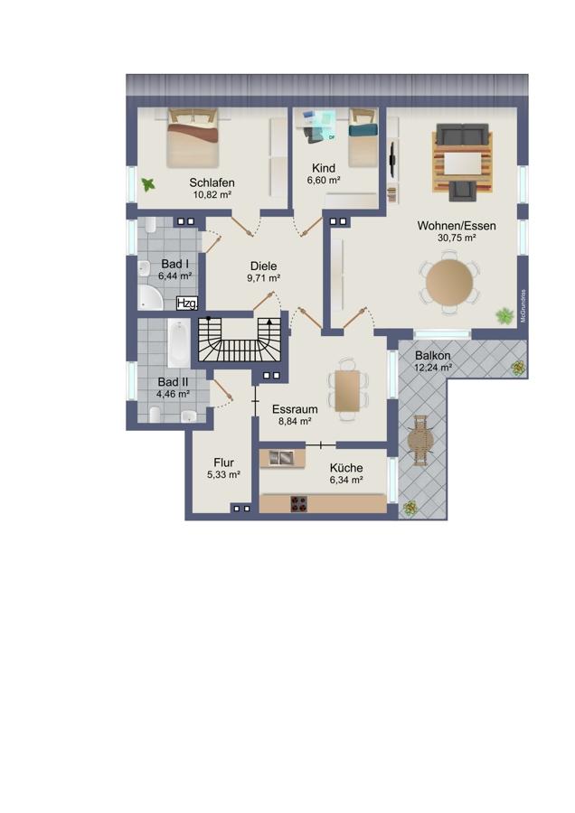 WE 3 OG Hinterhaus