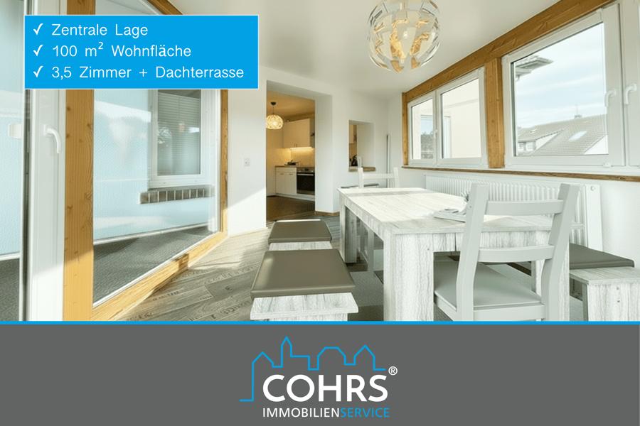 Großzügige Dachterrassenwohnung mit Blick auf die Böhme im Zentrum von Dorfmark - Photo 2